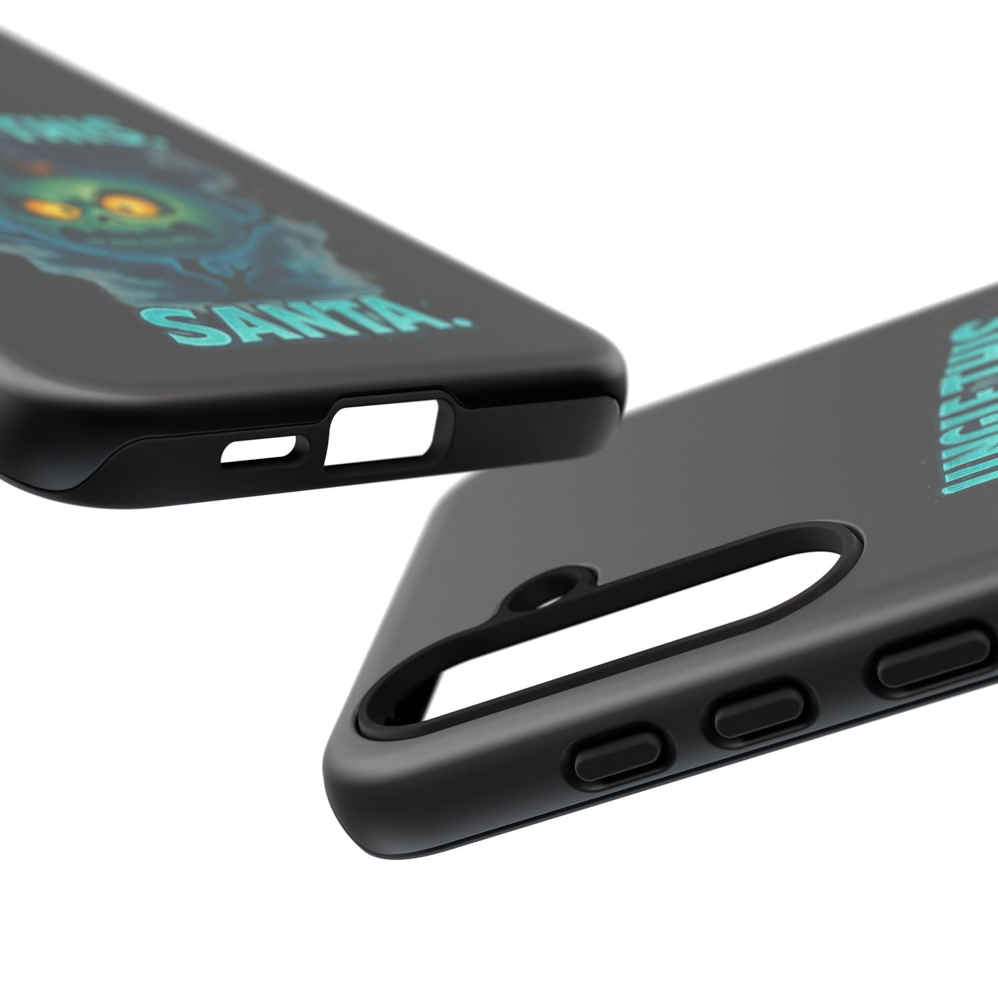 Phone Case - 'Jingle This, Santa' Spooky Holiday Protective Case