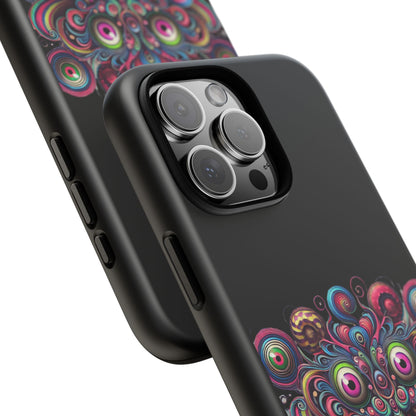 Psychedelic Smiling Eye Cluster Phone Case
