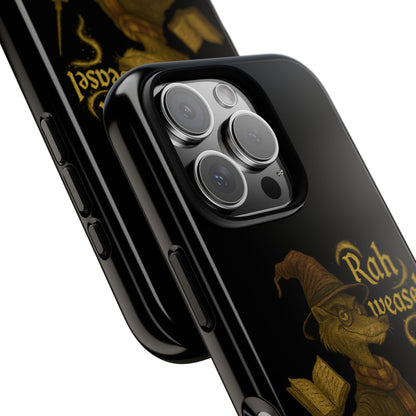 Rah Weasel Wizard Phone Case — Cute Fantasy Magical Creature iPhone Cover
