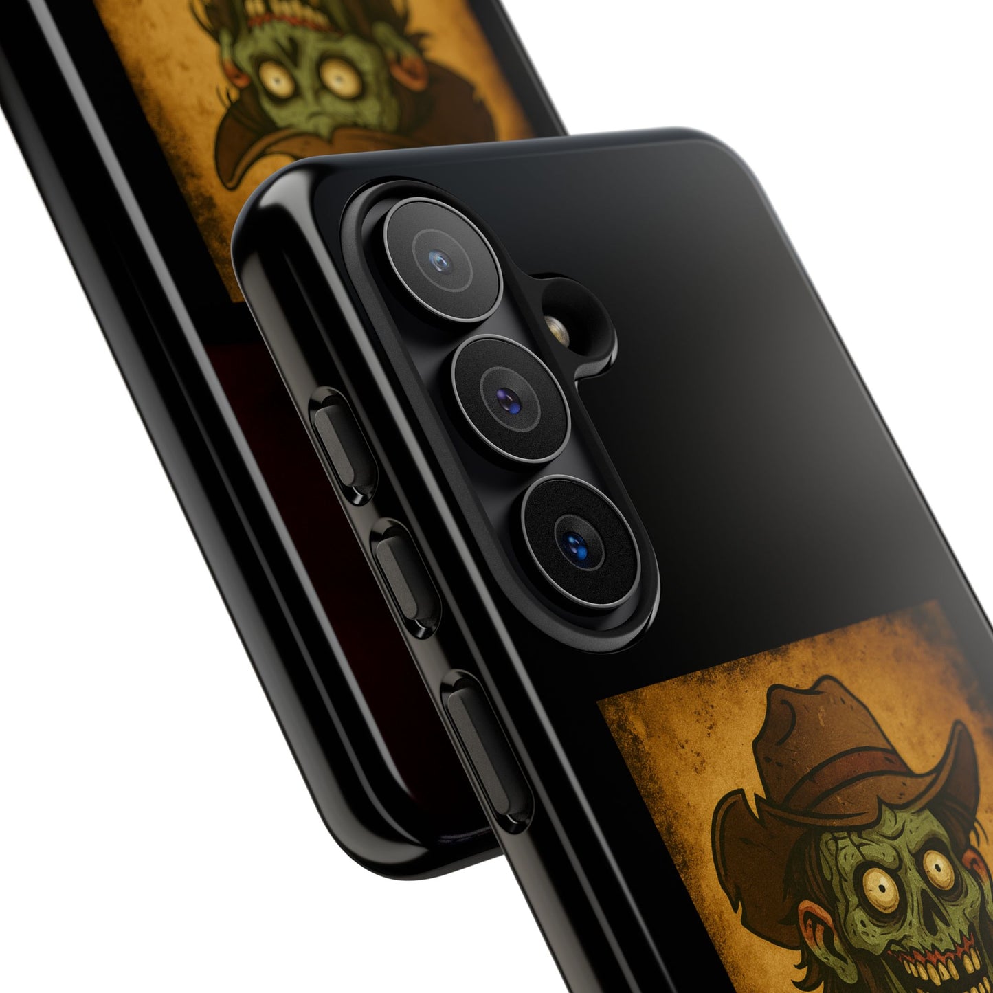 Zombie Cowboy Phone Case — "Ain't No Grave Gonna Hold This Yeehaw" Protective iPhone Cover