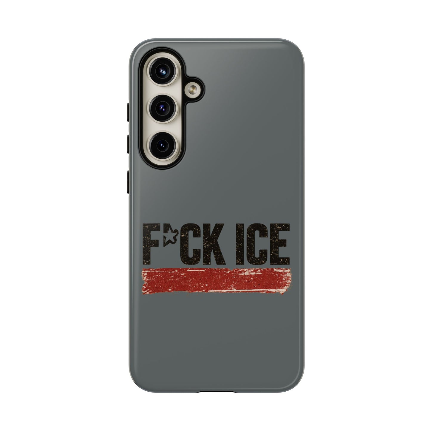 Phone Case - "F*CK ICE" Distressed Protest Design