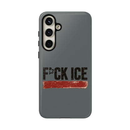 Phone Case - "F*CK ICE" Distressed Protest Design