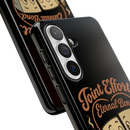 Phone Case — "Joint Effort Eternal Bond" Retro Cannabis Matchstick Design