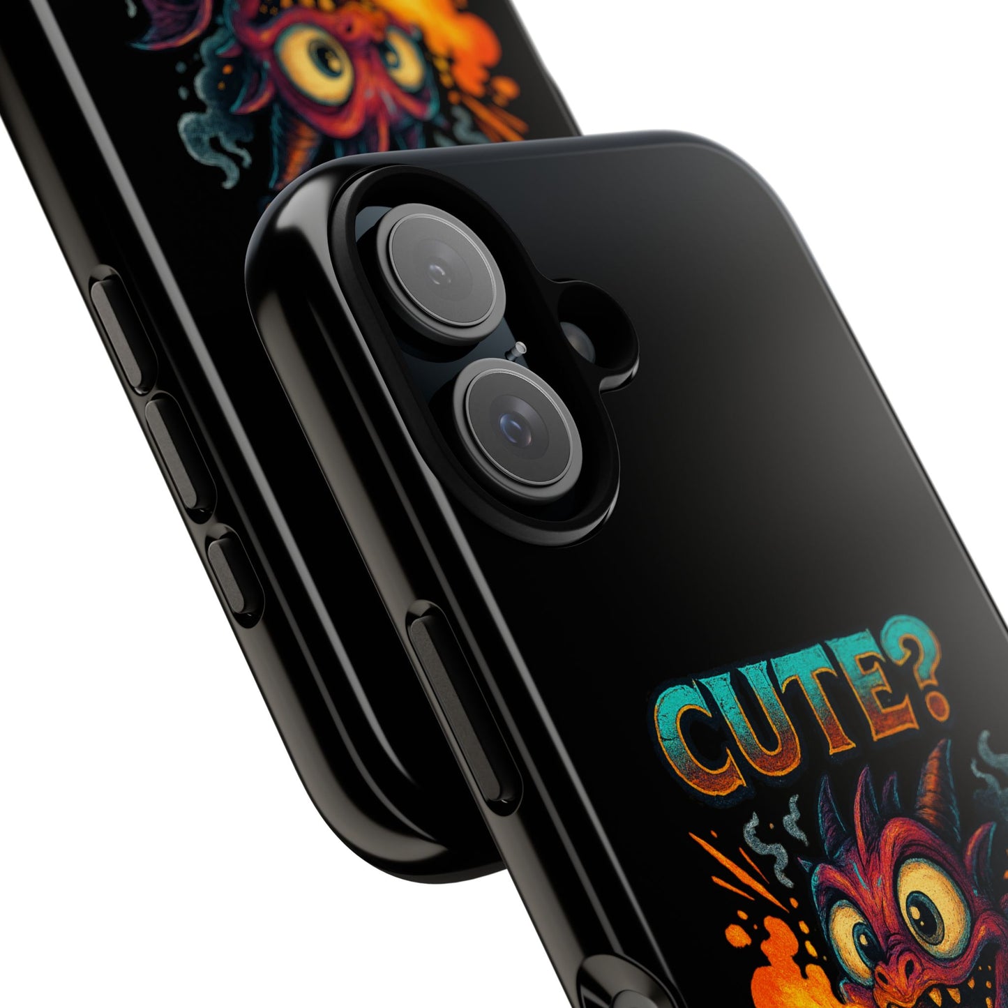 Phone Case — "Cute? I Prefer Dangerously Charming" Dragon Monster Protective Cover