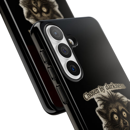 Phone Case - "Chosen by Darkness (Or Maybe Just Rabies)" Cute Creepy Retro Creature Protective Case