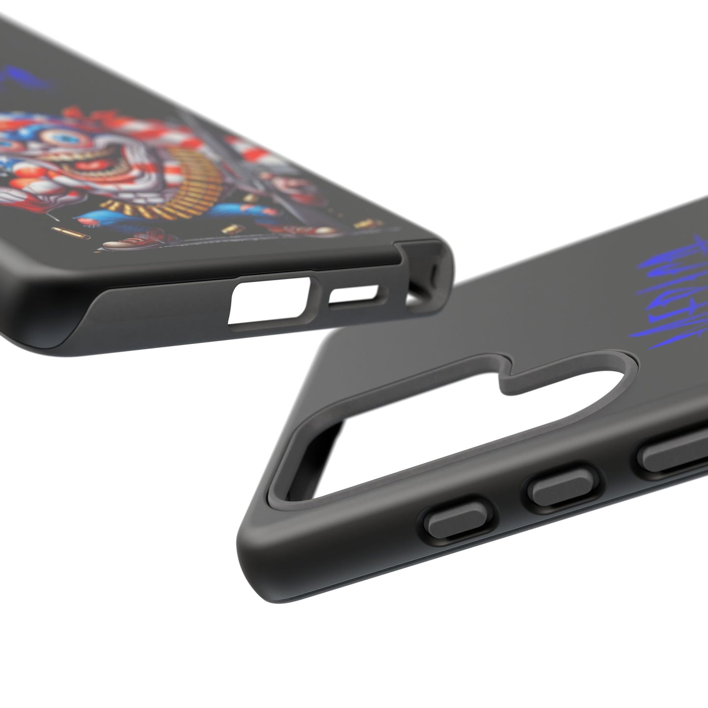 Phone Case — Patriotic 'Merica Clown with Flag, Beer & Rifle