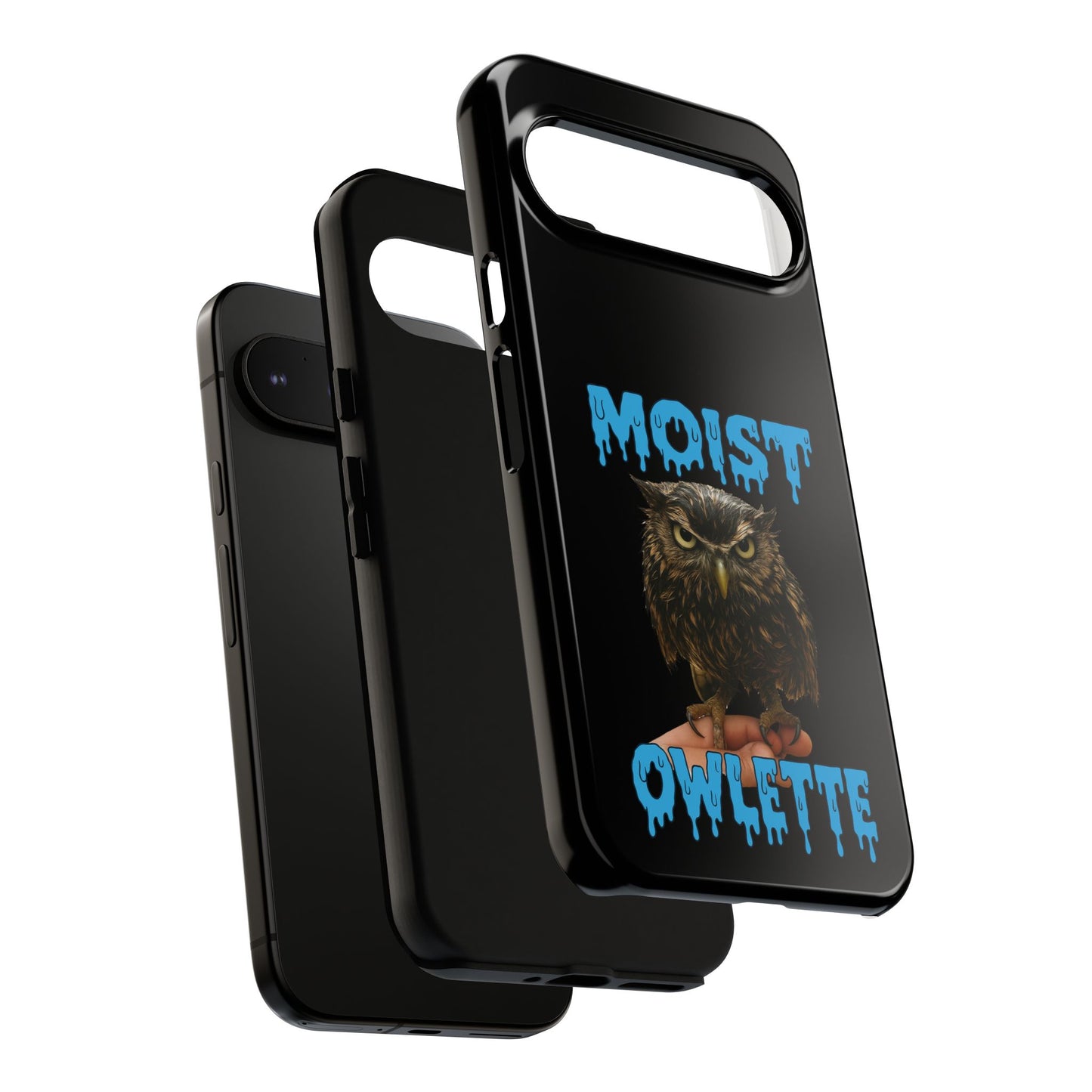 Moist Owlette Phone Case — Funny Owl Graphic Protective Case