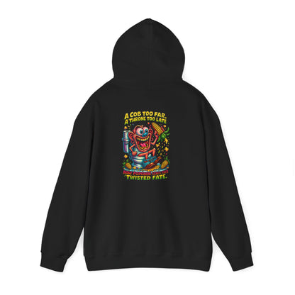 Twisted Fate Clown Hoodie – Retro Horror Skate Graphic Sweatshirt