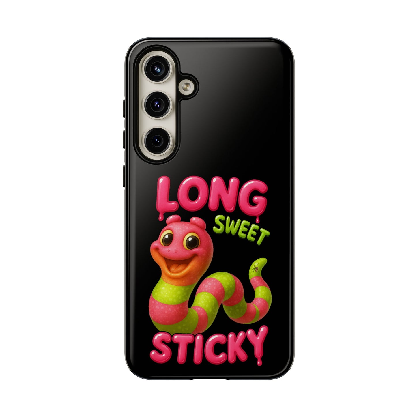 Phone Case — "Long Sweet Sticky" Cute Candy Snake Protective Case