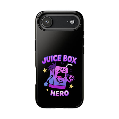 Phone Case — 'Juice Box Hero' Cute Cartoon Protective Cover