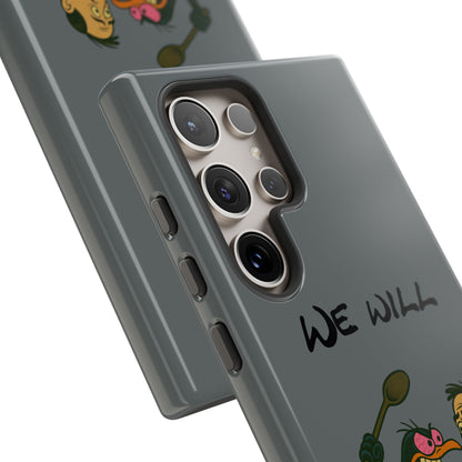 Phone Case - "We Will Resist" Cartoon Protest Design