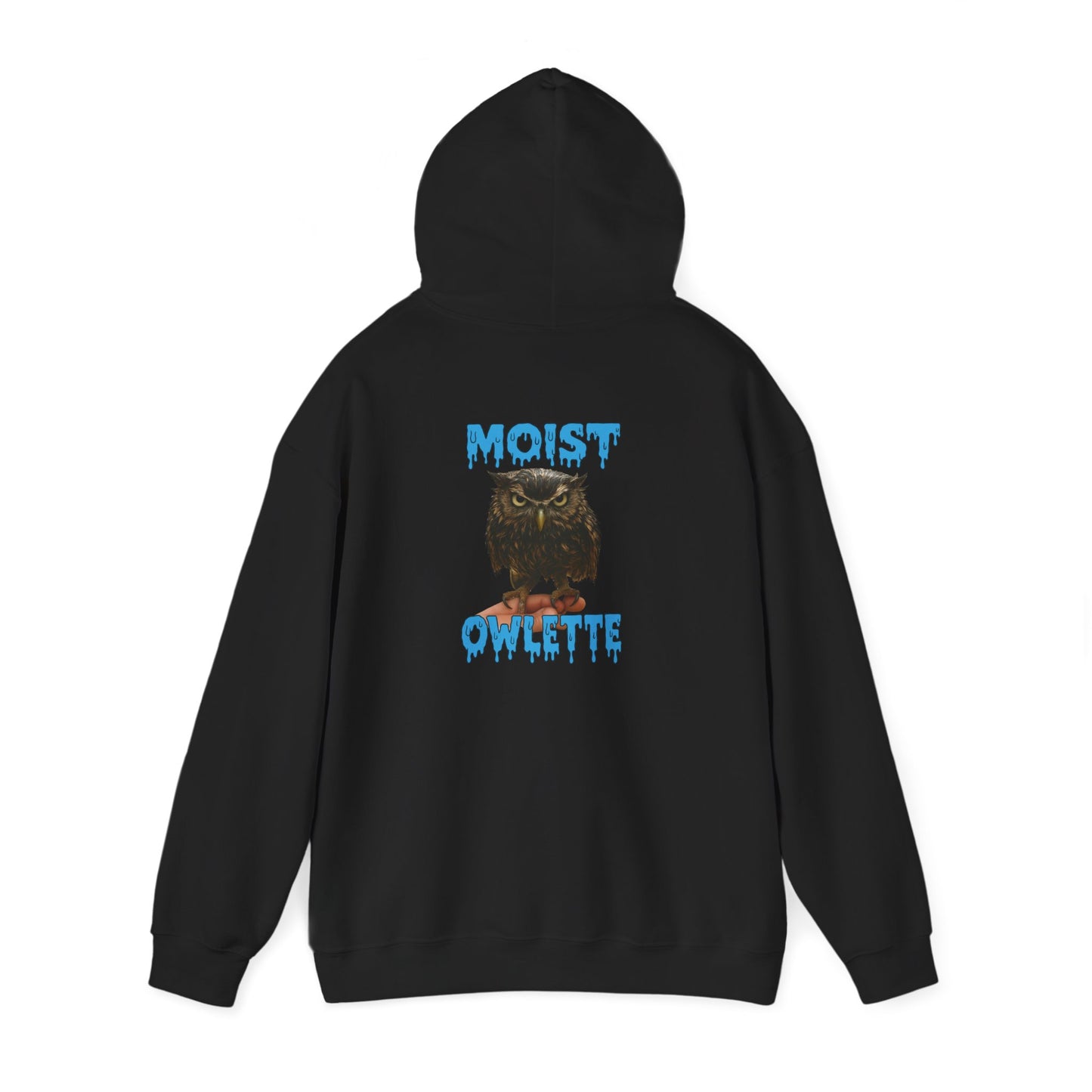 Owl Graphic Hoodie – “Must Owelette” Retro Drip Design