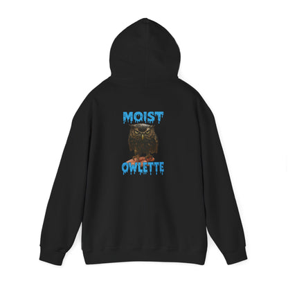 Owl Graphic Hoodie – “Must Owelette” Retro Drip Design