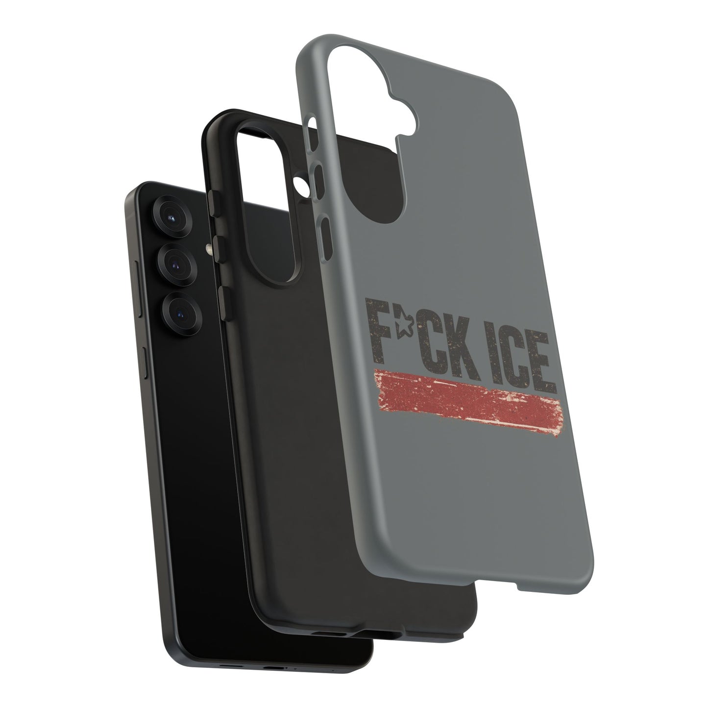 Phone Case - "F*CK ICE" Distressed Protest Design
