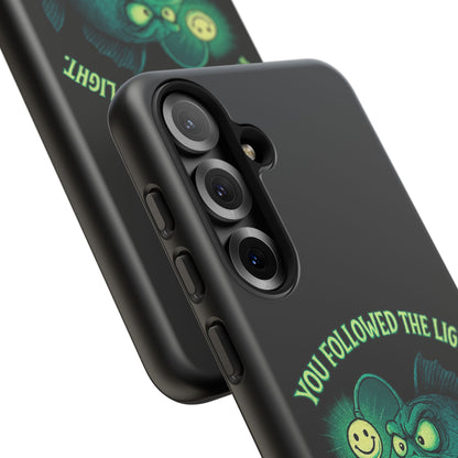 Anglerfish Phone Case – “You Followed The Light, That’s On You” Glow Horror Protective Case