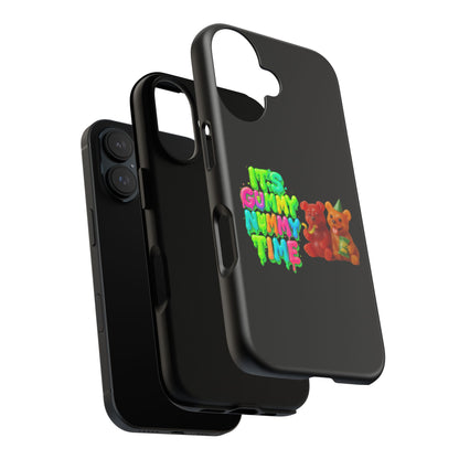 Phone Case — "It's Gummy Nummy Time" Colorful Gummy Bear Protective Case