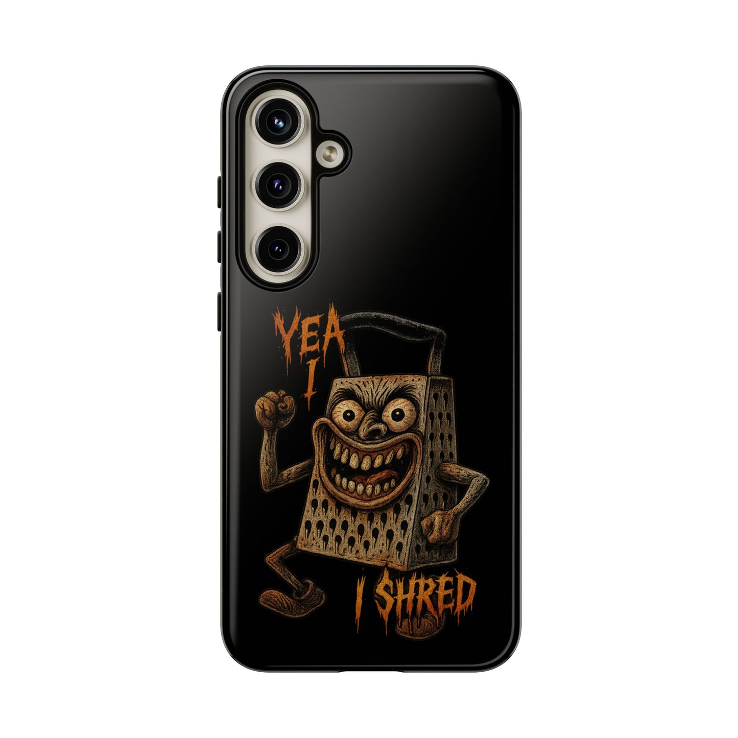 Phone Case — Funny Grater Character 'Yea I Shred' Protective iPhone Cover