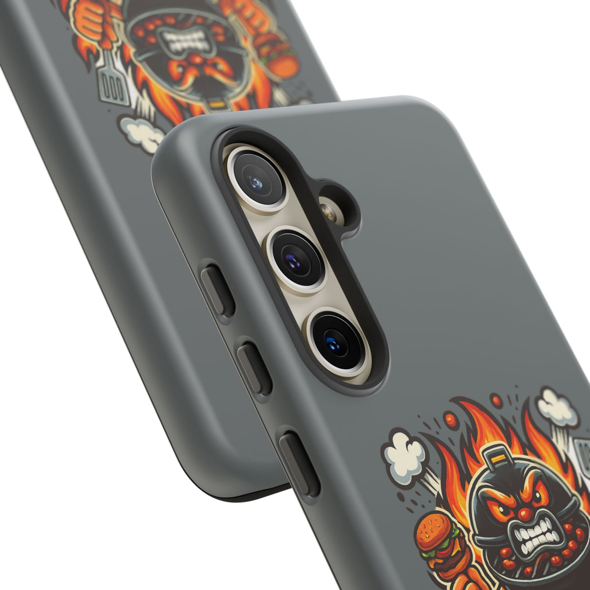 Grilling Phone Case — "Charcoal Is the Last Bastion of Liberty" BBQ Design