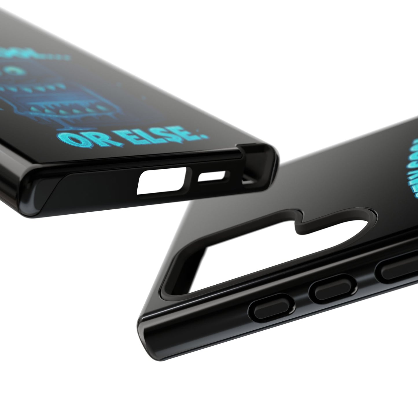 Stay Cool... Or Else. Phone Case — Neon Monster Protective iPhone Cover