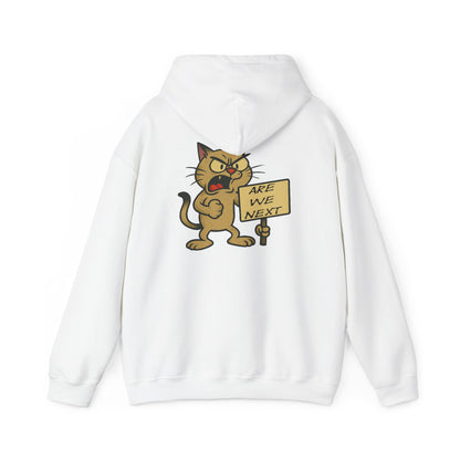 Are We Next? Protest Cat Hoodie