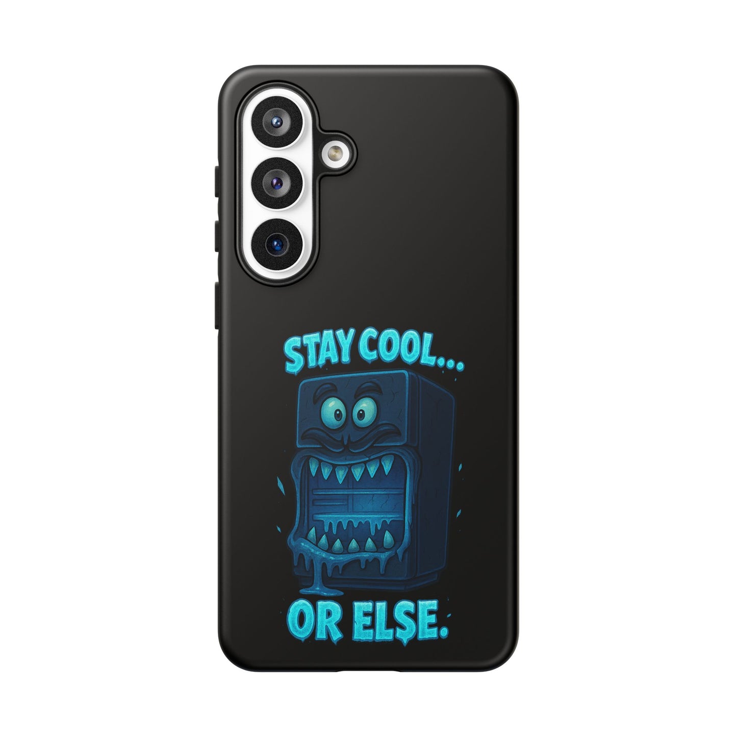 Stay Cool... Or Else. Phone Case — Neon Monster Protective iPhone Cover