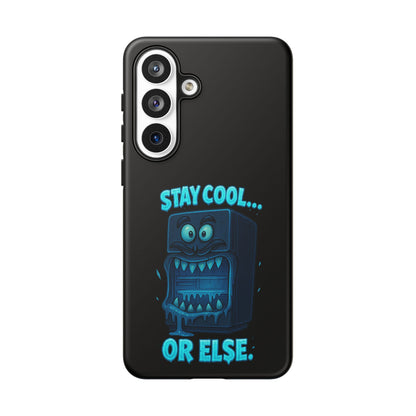 Stay Cool... Or Else. Phone Case — Neon Monster Protective iPhone Cover