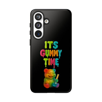 Phone Case — "It's Gummy Time" Rainbow Gummy Bear Protective Cover