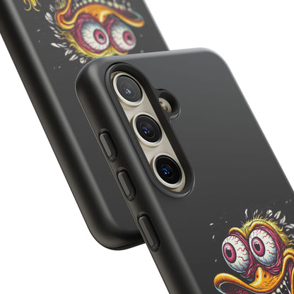 Duck Monster Phone Case — Crazy Cartoon Eye Duck Shock Design Tough Case