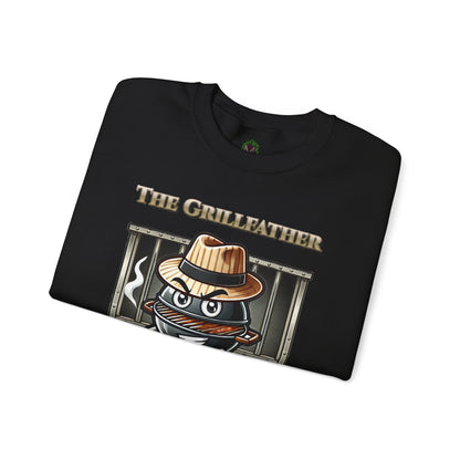 The Grillfather – Charcoal Crewneck Sweatshirt