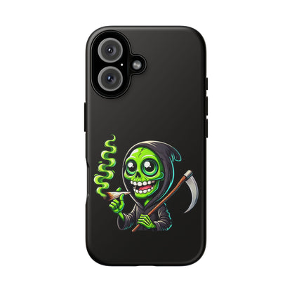 Grinning Green Reaper Phone Case