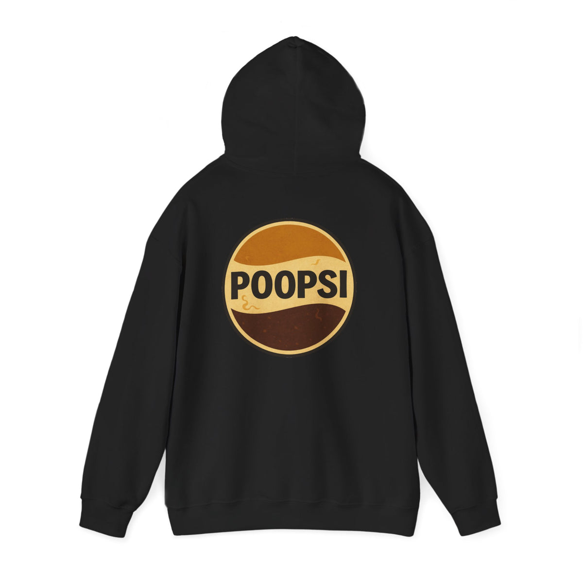 Poopsi Logo Hoodie — Funny Retro Soda Parody Sweatshirt