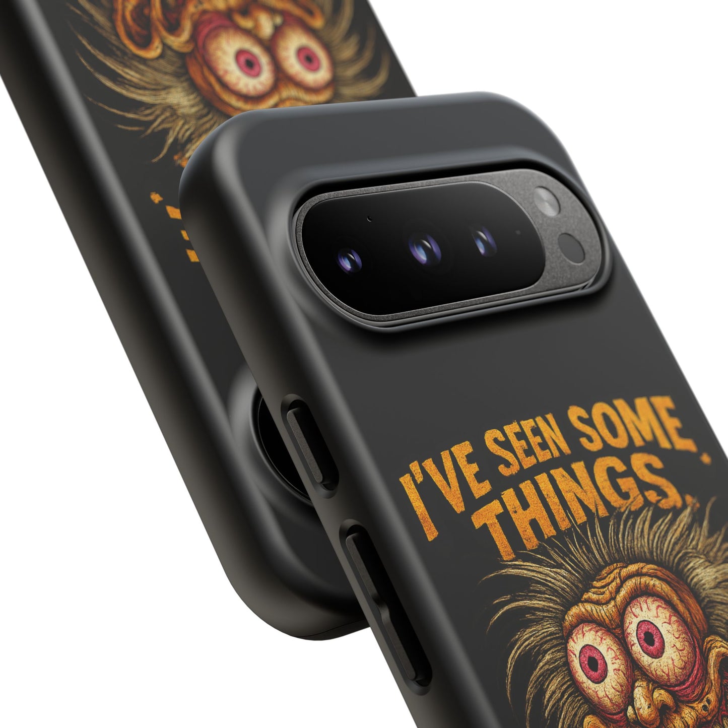 Funny Retro Monster Phone Case — "I've Seen Some Things, Most Of Them Were Me"