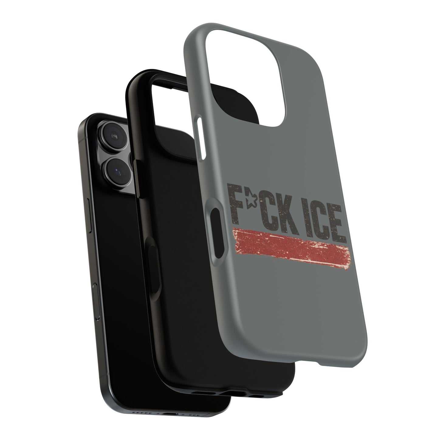 Phone Case - "F*CK ICE" Distressed Protest Design