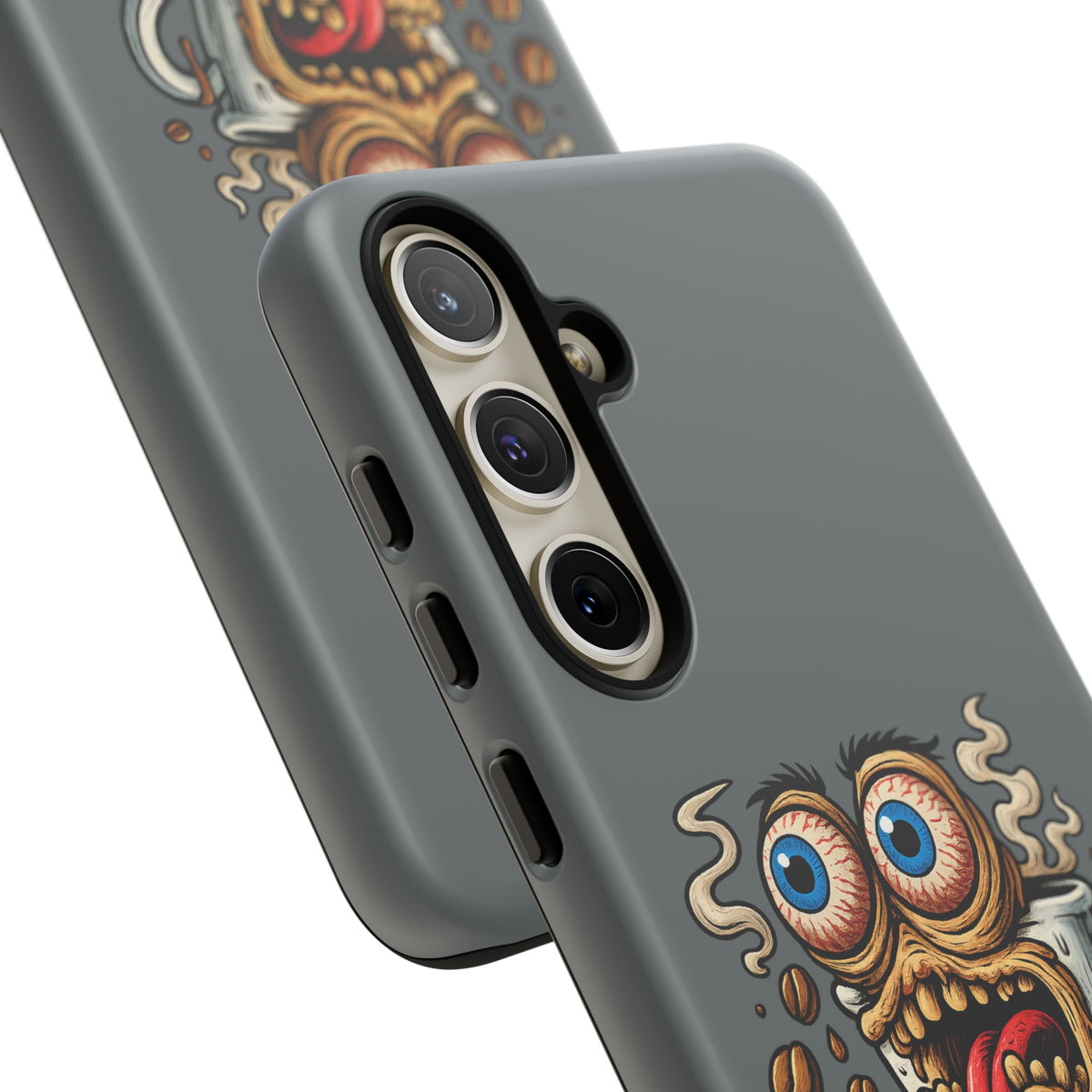 Phone Case — "This Isn't a Cup, It's a Cry for Help" Coffee Monster Design
