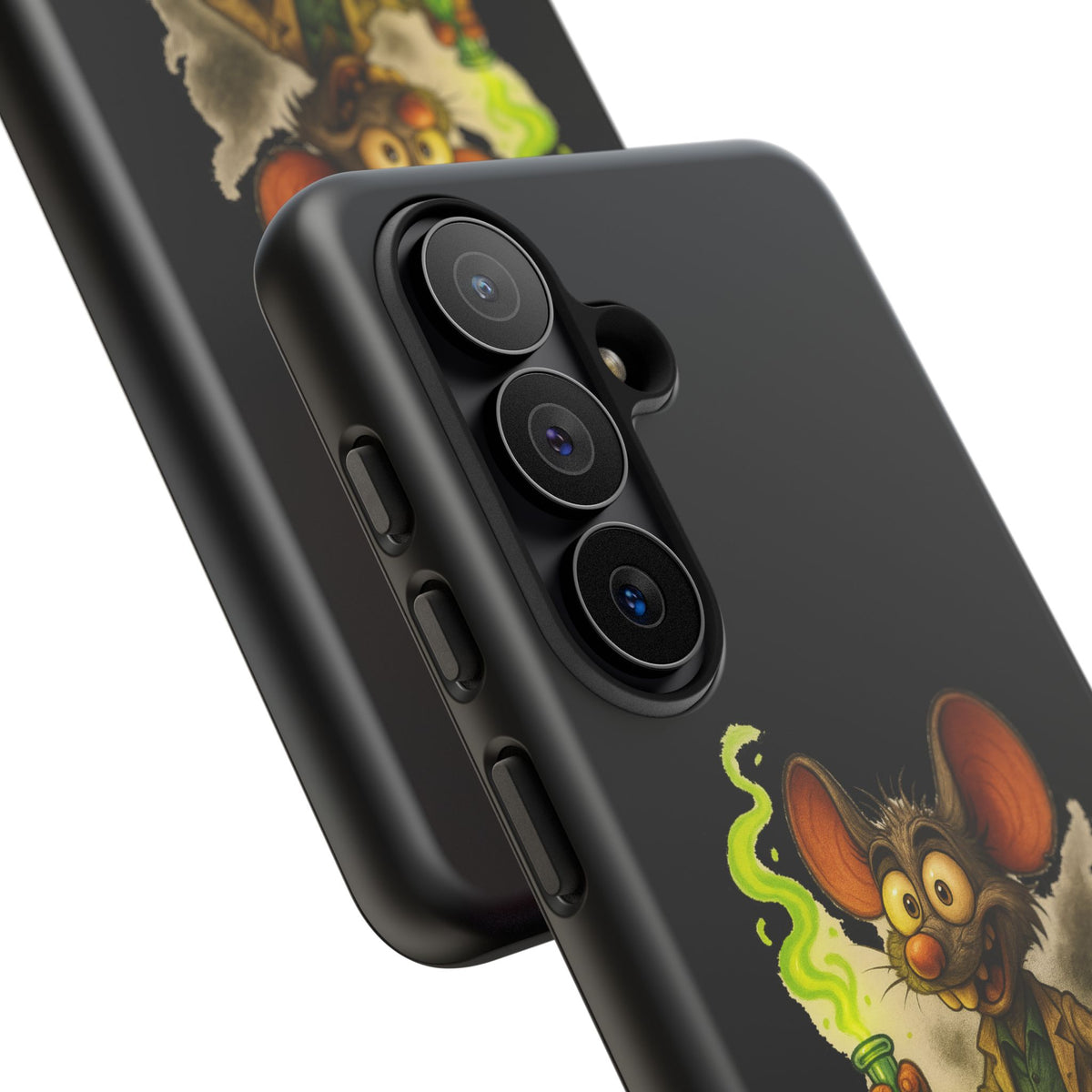 Phone Case — Funny Cartoon Rat "Oops That Wasn't Cheese" Protective Cover
