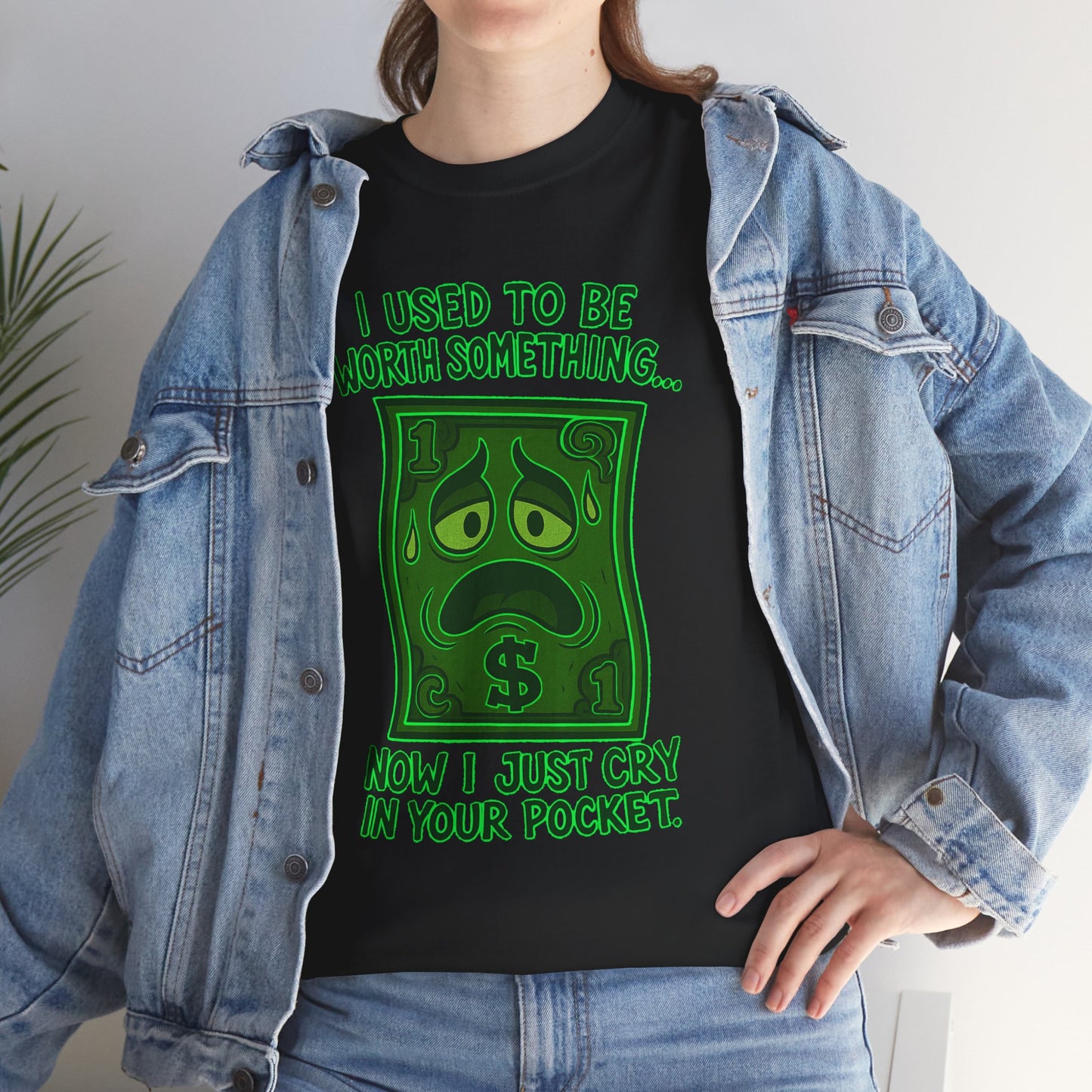 Crying Dollar – Inflation Got Me Down Tee