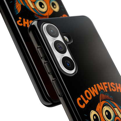 Phone Case — “Clownfish? I’m a Killer Joke.” Funny Creepy Fish Graphic