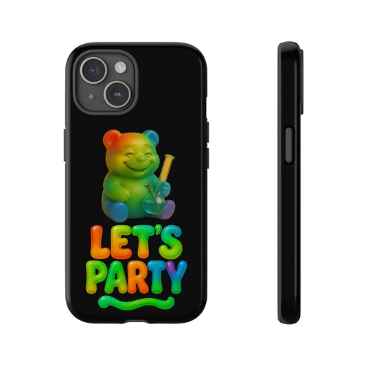 Let's Party Rainbow Bear Phone Case