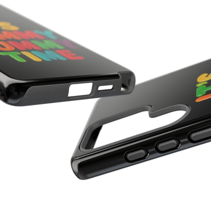 Phone Case — "It's Gummy Nummy Time" Colorful Candy Lettering Protective Case