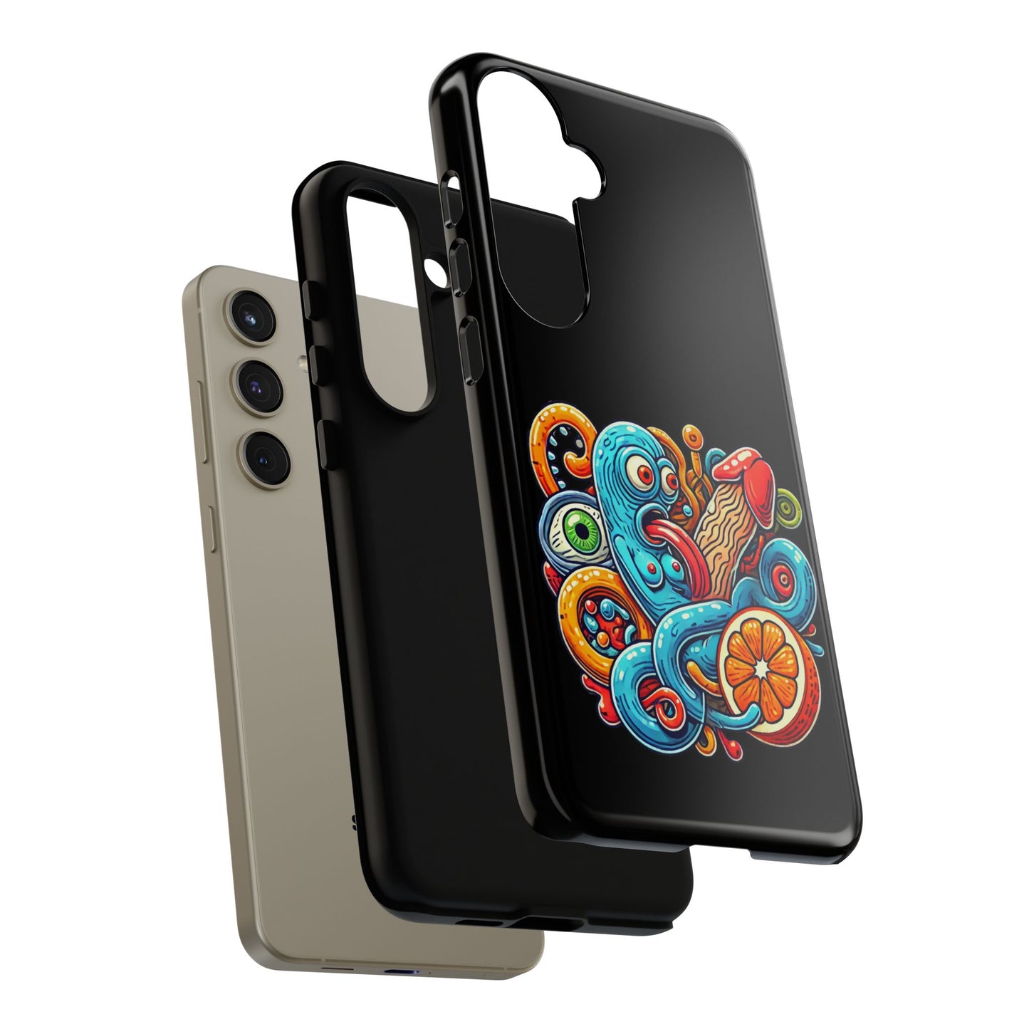 Octopus Surf Phone Case — Colorful Nautical Art Protective Phone Cover