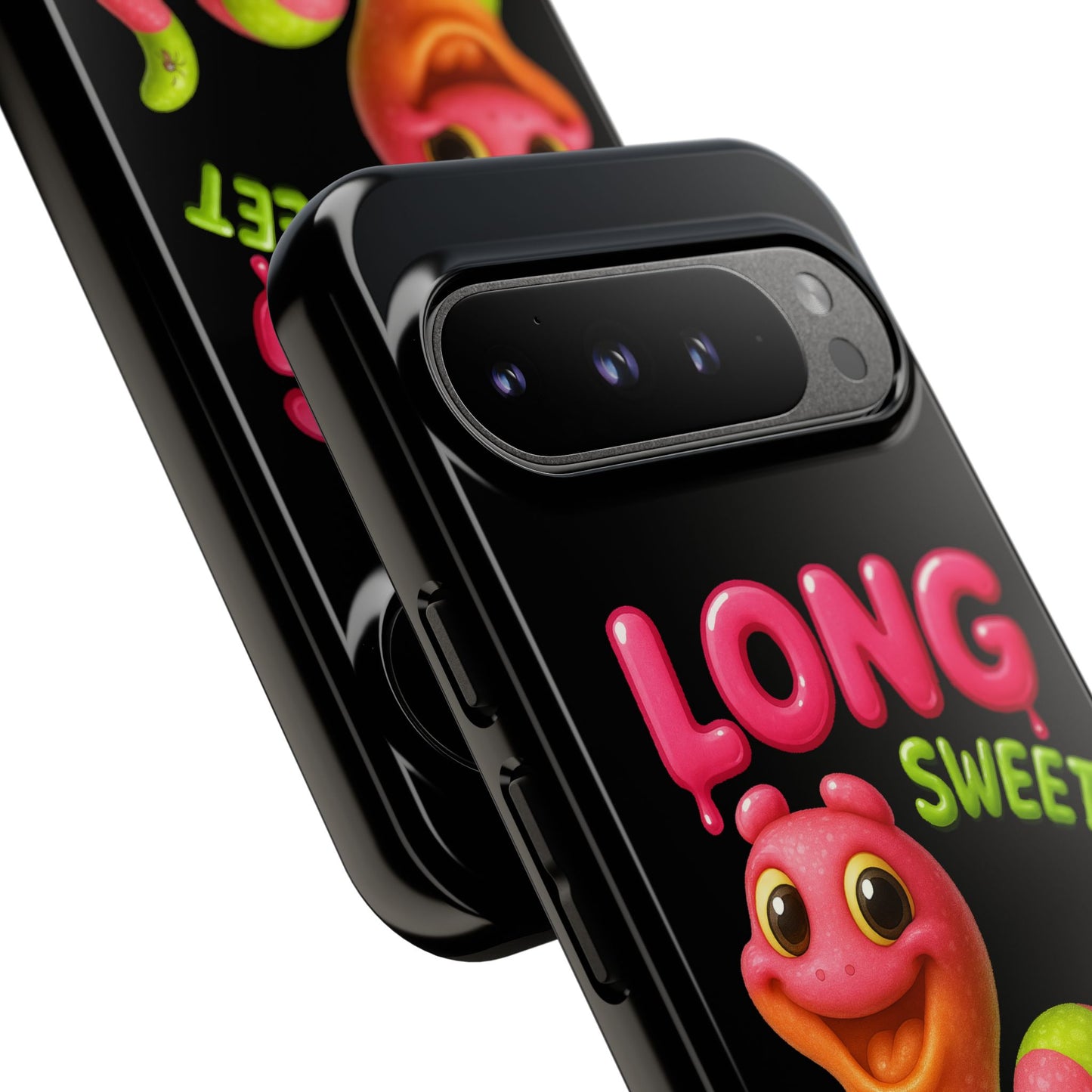 Phone Case — "Long Sweet Sticky" Cute Candy Snake Protective Case