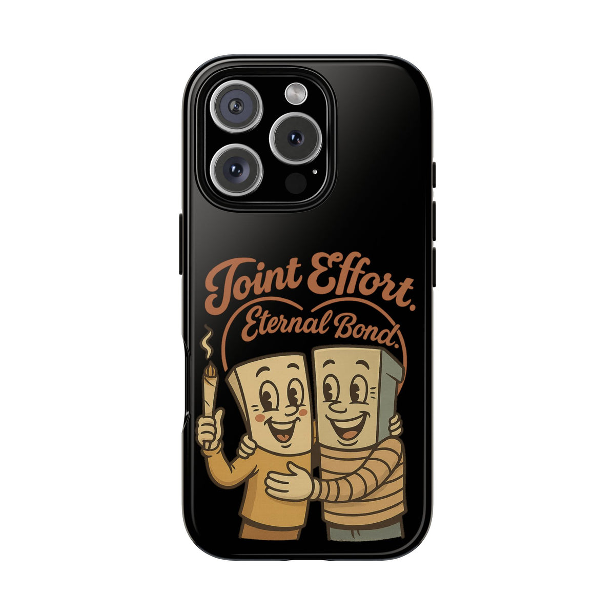 Phone Case — "Joint Effort Eternal Bond" Retro Cannabis Matchstick Design