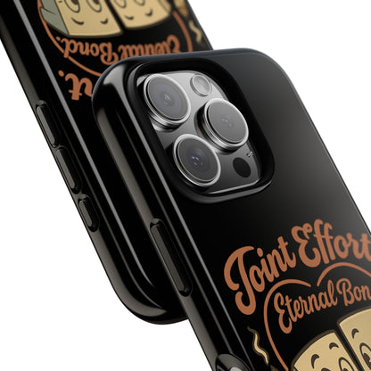 Phone Case — "Joint Effort Eternal Bond" Retro Cannabis Matchstick Design