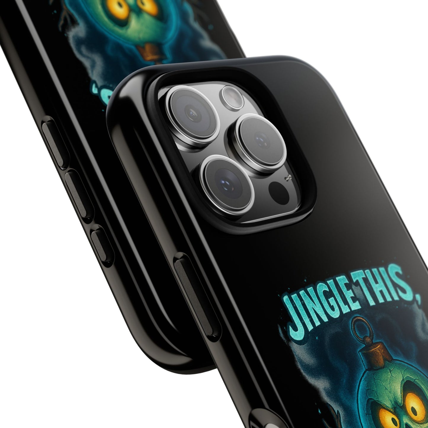 Phone Case - 'Jingle This, Santa' Spooky Holiday Protective Case