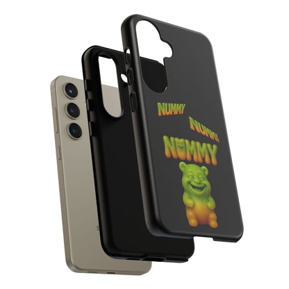 Nummy Gummy Phone Case — Cute Retro Green Gummy Bear Protective Case