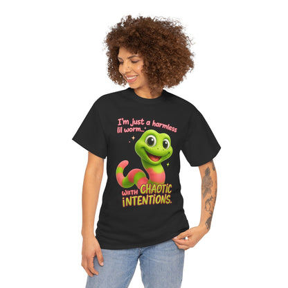 Chaotic Intentions – Cute Gummy Worm T-Shirt