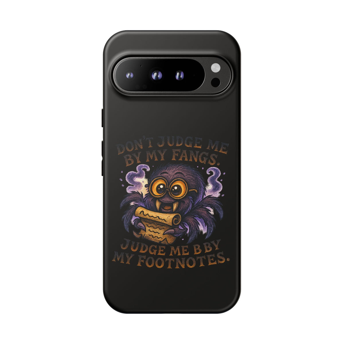 Phone Case — Fiery One-Eyed Demon with "I See Your Soul... And It's Disappointing"