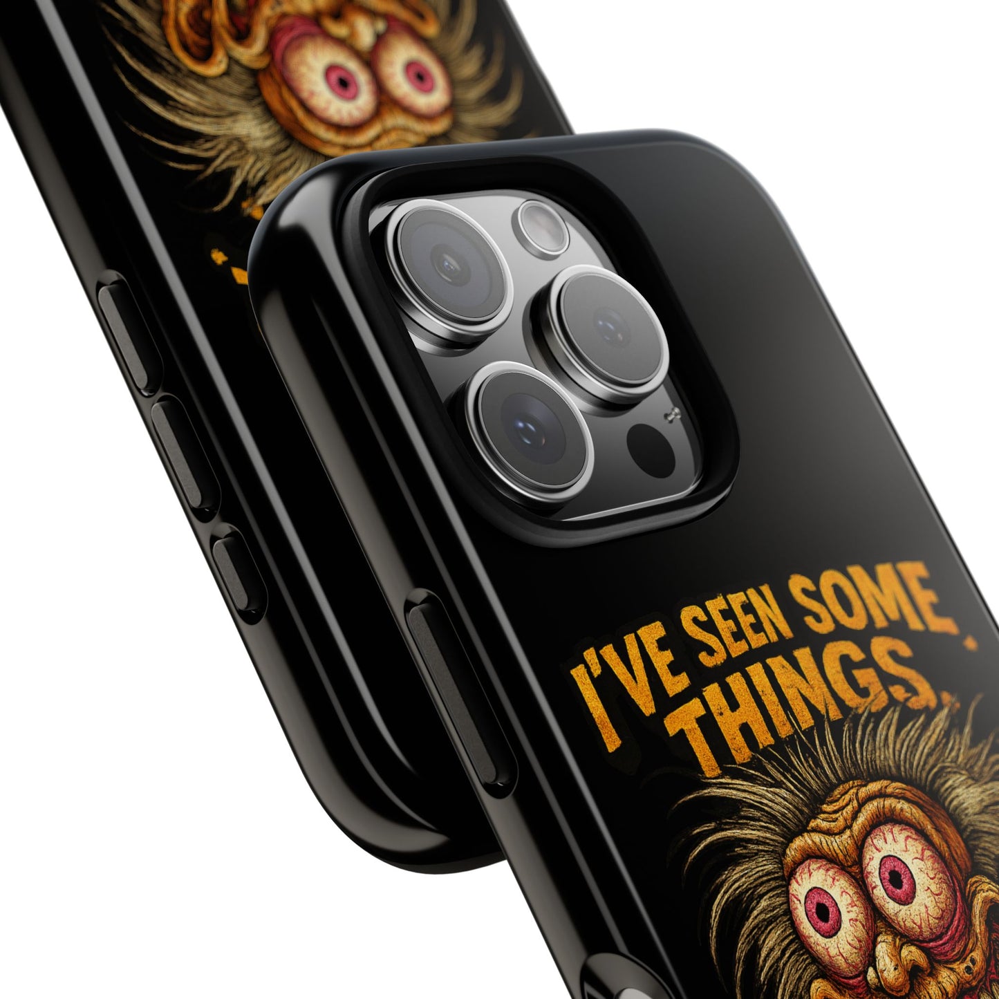 Funny Retro Monster Phone Case — "I've Seen Some Things, Most Of Them Were Me"