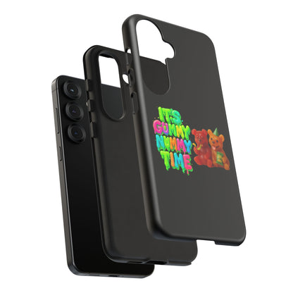 Phone Case — "It's Gummy Nummy Time" Colorful Gummy Bear Protective Case