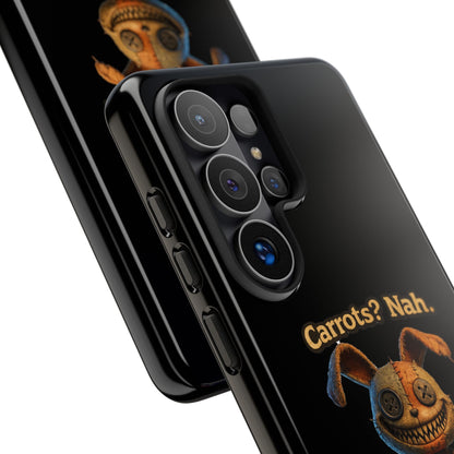 Phone Case — Creepy Bunny "Carrots? Nah. I crave screams." Horror iPhone Case